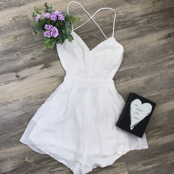 Lulus Pants - LuLus Backless Romper